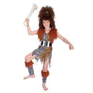   Cavegirl 5pc Childs Fancy Dress Costume & Wig L 146cms Toys & Games