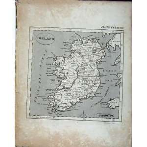 Encyclopaedia Britannica Map Atlas Island Ireland Sea  
