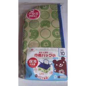    Japanese Thermal Lunch Box Bag #3540 Green: Kitchen & Dining