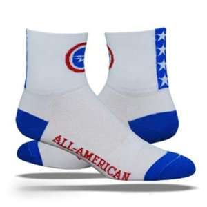  DeFeet AirEator 2.5in All American Cycling/Running Socks 