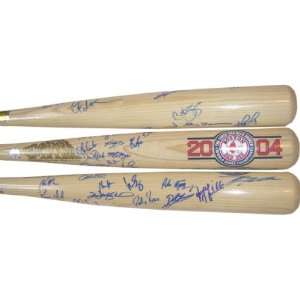  2004 Boston Red Sox Team Signed Cooperstown Bat with 23 