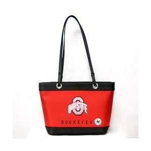 Ohio State Buckeyes Zipper Top Handbag 8x13x4 #2