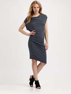 helmut lang feather jersey draped dress $ 195 00 1 more colors