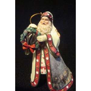 Thomas Kinkade Heirloom Santa Ornament Christmas Journeys End