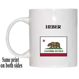    US State Flag   HEBER, California (CA) Mug 