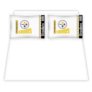  NFL Pittsburgh Steelers Micro Fiber Bed Sheets: Sports 
