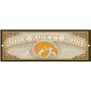   Hawkeyes 6 x 17 Home Sweet Home Wooden Sign