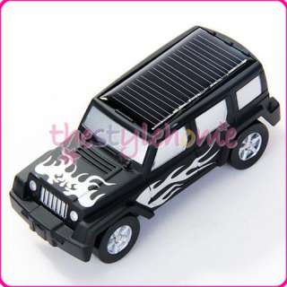 Cool !!! Mini Solar Powered SUV Education Jeep Car Toy  