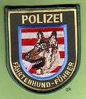 german polizei k9 police patch german shepherd 