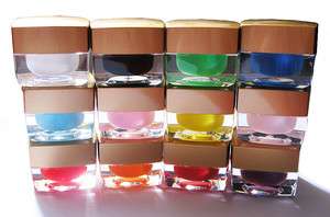 Solid Colors Opaque Mix UV Builder Gel Nail Art 12x 8ml  