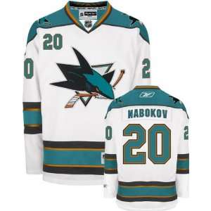  Evgeni Nabokov San Jose Sharks  White  Premier NHLPA Jersey 