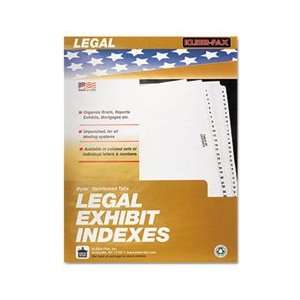    Fax, Inc. Index Dividers,Number 56,Side Tab,1/25
