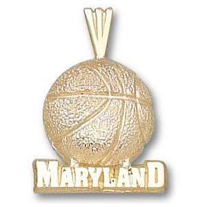  Maryland Terrapins Solid 10K Gold MARYLAND Basketball 