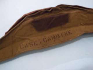 WW2 ORIGINAL CANVAS CARBINE CASE  