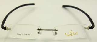 Men rimless Plastic frame eyeglasses CAMBRIDGE Silver  