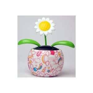   Hello Kitty tattoo flower pot with swaying sunflower. Toys & Games