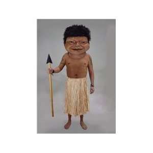  Mask U.S. Tiki Man Mascot Costume: Toys & Games