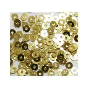  Zink Color Nail Art Spangles Hollow Circle Gold 100Pc Cell 