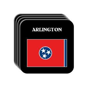  US State Flag   ARLINGTON, Tennessee (TN) Set of 4 Mini 