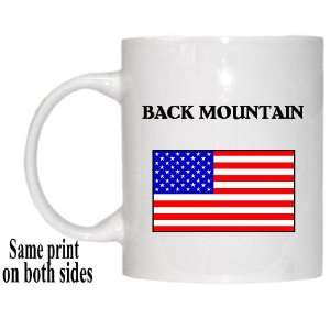    US Flag   Back Mountain, Pennsylvania (PA) Mug 