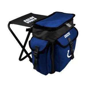  Indianapolis Colts Black Insulated Cooler Chair: Sports 