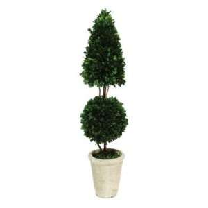 36 Potted Artificial Ball/Cone Boxwood Topiary Tree 