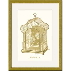   Print 17x23, Ornate Black Bird Cage D:  Home & Kitchen