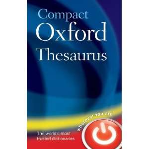  Compact Oxford Thesaurus (9780199532957) Oxford 