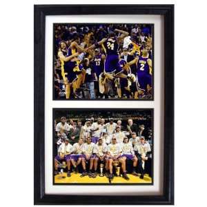  2009 Los Angeles Lakers Double Frame