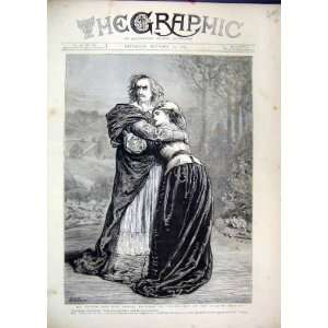   Irving Bateman Richelieu Lyceum Theatre 1873 Old Print