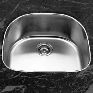  Single 23.75 x 21.25 Bowl Undermount Kitchen Sink