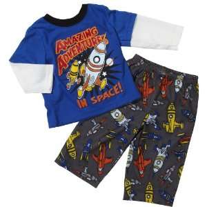    Carters 2 Piece Amazing Adventures In Space Pajama Set (4T) Baby