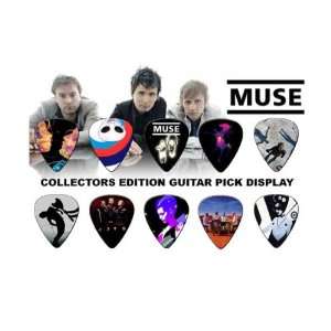  Muse Premium Celluloid Guitar Picks Display A5 Sized 