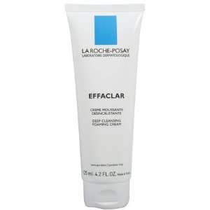 La Roche Posay Effaclar Deep Cleansing Foaming Cream 4.2 oz (Quantity 