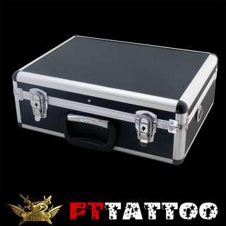 Large Black Tattoo Carrying Case Kit for Traveling  