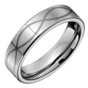  Exquisite Tungsten Carbide Ring Wedding Band   Comfort Fit 