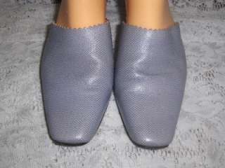 Womens Blue gray DONALD J PLINER Couture~Miss~Heels Mules Shoes Size 8 