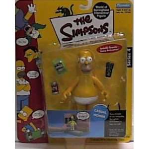   : The Simpsons World of Springfield Casual Homer Figure: Toys & Games