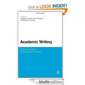 Academic Writing At the Interface of Corpus and Discourse Susan 