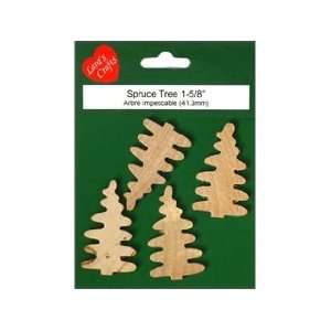  Laras Wood Tree Mini Spruce 1x 1 5/8 4pc