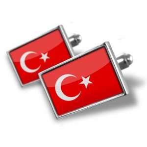  Cufflinks Turkey Flag   Hand Made Cuff Links A MANS 