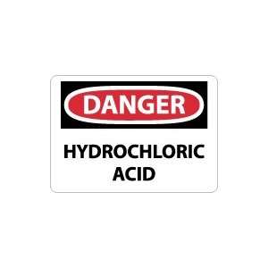  OSHA DANGER Hydrochloric Acid Safety Sign: Home 