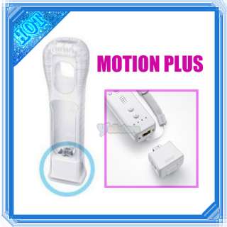White Motion Plus Sensor Case for Wii Remote Controller  