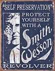 Protect Yourself with SMITH & WESSON Revolver Tin Sign