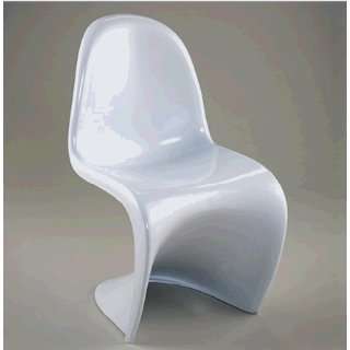    ITALMODERN Loretta Side Chair; White SET OF 4