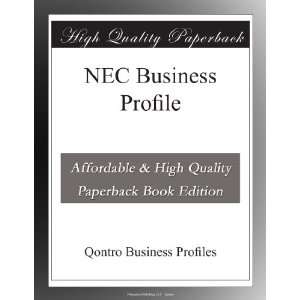  NEC Business Profile Qontro Business Profiles Books