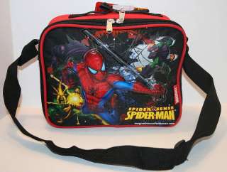 SPIDER MAN MARVEL COMICS LUNCH BOX BAG CASE NEW  