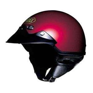    Shoei ST Cruz Helmet   2X Large/Metallic Wine Red Automotive
