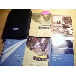  2003 Ford Escape Owners Manual Ford Books