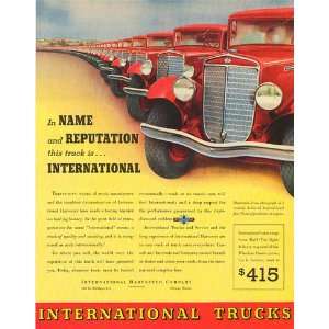  International Trucks Ad from February 1937: Toys & Games